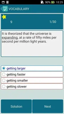 TOEFL Test android App screenshot 2